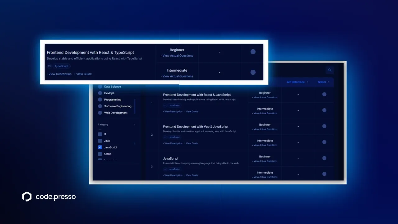 (Codepresso JavaScript / TypeScript Assessment)